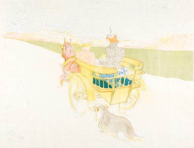 Un paseo en el campo de Henri de Toulouse-Lautrec