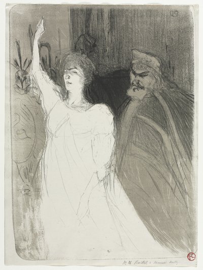 Una idilio principesco, Clara Ward de Henri de Toulouse-Lautrec