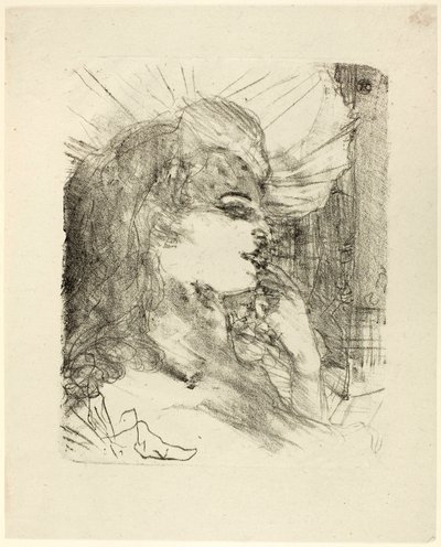Anna Held, de Trece Litografías de Henri de Toulouse-Lautrec