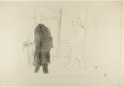 Antoine y Gémier, en Una quiebra de Henri de Toulouse-Lautrec