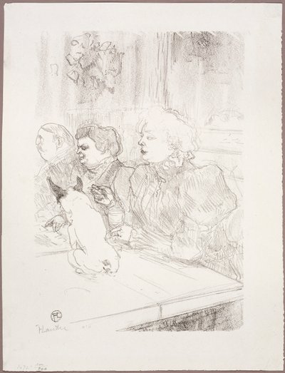 En La Souris, Madame Palmyre de Henri de Toulouse-Lautrec