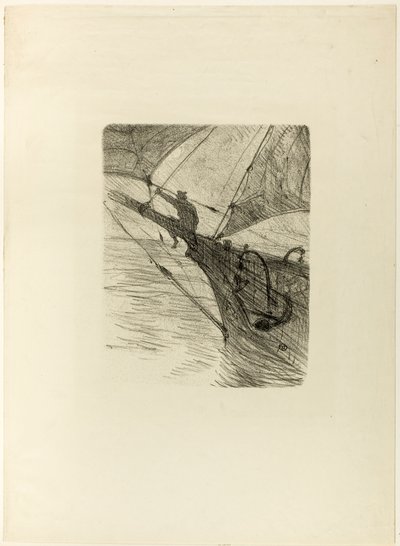 En el Mar por la Noche, de Mélodies de Désiré Dihau de Henri de Toulouse-Lautrec