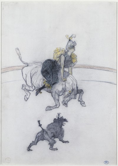 En el circo: El saludo, 1899 de Henri de Toulouse Lautrec