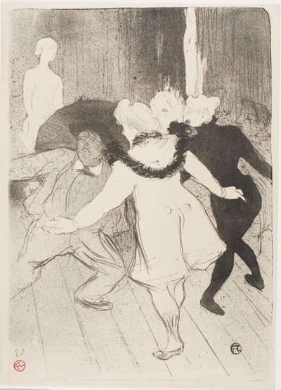 En el Folies-Bergère: La modestia de Monsieur Prudhomme de Henri de Toulouse-Lautrec