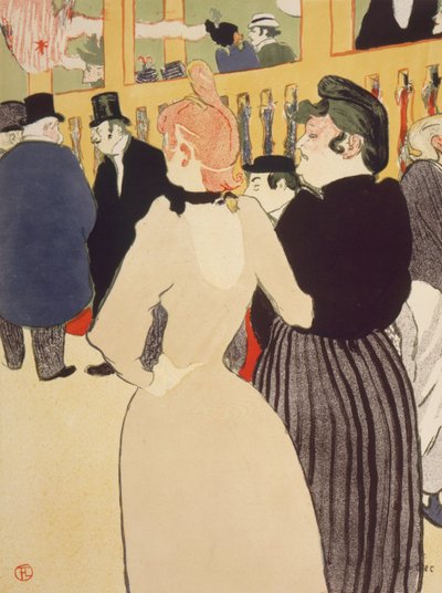 En el Moulin Rouge de Henri de Toulouse Lautrec