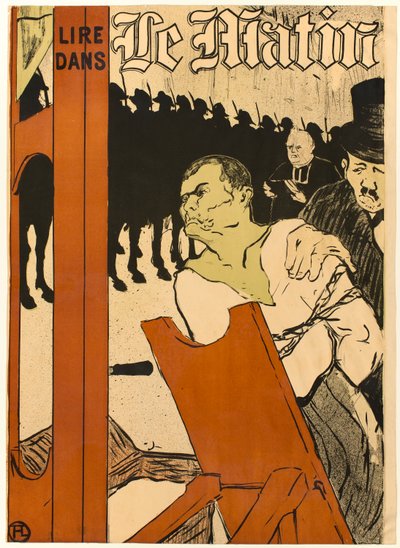 Al pie del patíbulo de Henri de Toulouse-Lautrec