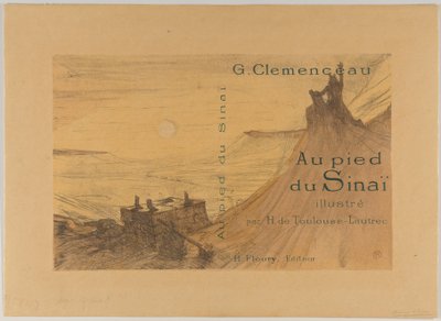 Al pie del Sinaí de Henri de Toulouse-Lautrec