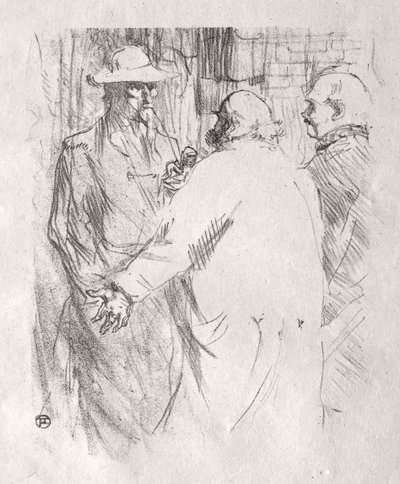 Al pie del Sinaí: Clemenceau en Busk de Henri de Toulouse-Lautrec