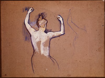 Ballet de Papa Crisantemo (Estudio de una de las bailarinas destacadas) de Henri de Toulouse Lautrec