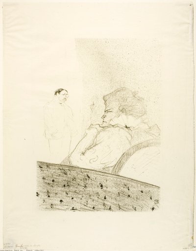 Brandès en su palco de Henri de Toulouse-Lautrec