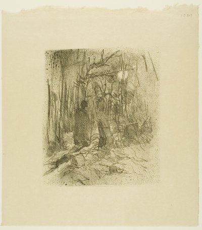 Cementerio de Busk, de Au Pied du Sinaï de Henri de Toulouse-Lautrec