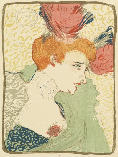 Busto de la señorita Marcelle Lender (la señorita Marcelle Lender, en busto) de Henri de Toulouse-Lautrec