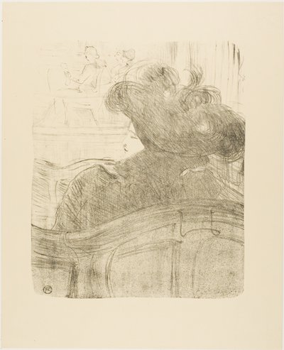 Cléo de Mérode, de Trece litografías de Henri de Toulouse-Lautrec