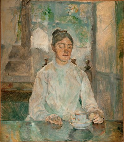 Comtesse Adele-Zoe de Toulouse-Lautrec, madre del artista ... (óleo sobre lienzo) de Henri de Toulouse-Lautrec
