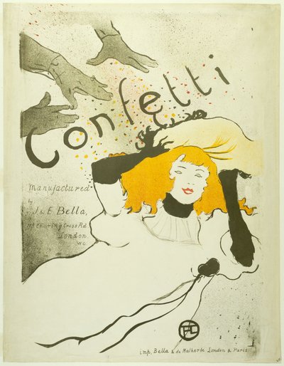 Confeti de Henri de Toulouse-Lautrec