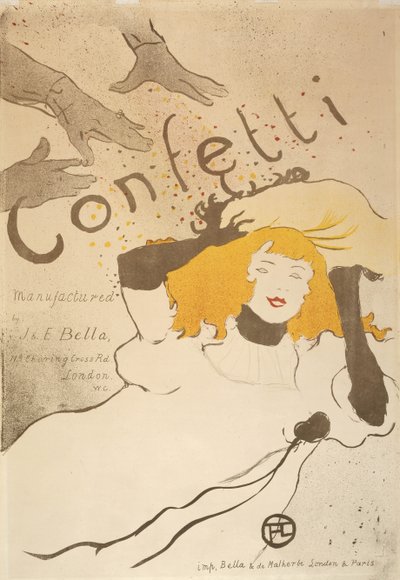 Confeti de Henri de Toulouse Lautrec