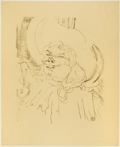 Coquelin el Viejo, de Treize Lithographies de Henri de Toulouse-Lautrec