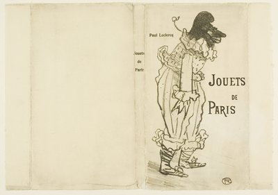Portada de «Jouets de Paris» de Henri de Toulouse-Lautrec