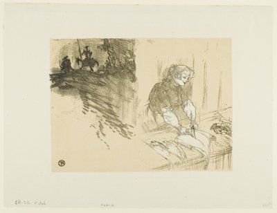 Portada para Les Courtes Joies de Henri de Toulouse-Lautrec