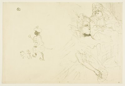 Portada de El ejemplo de Ninon de Lenclos enamorada de Henri de Toulouse-Lautrec
