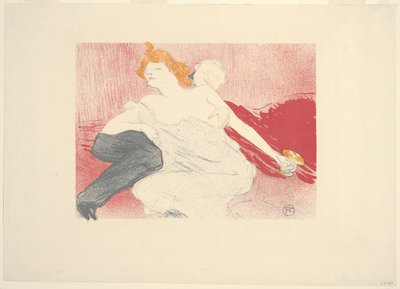 Libertinaje (segunda placa) de Henri de Toulouse-Lautrec
