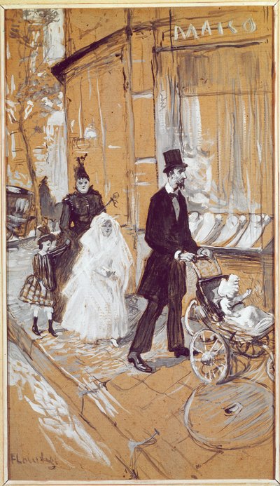 Día de la Primera Comunión de Henri de Toulouse Lautrec