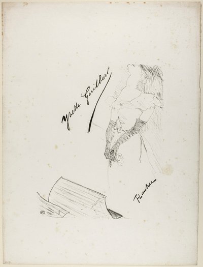 Portada para Yvette Guilbert de Henri de Toulouse-Lautrec