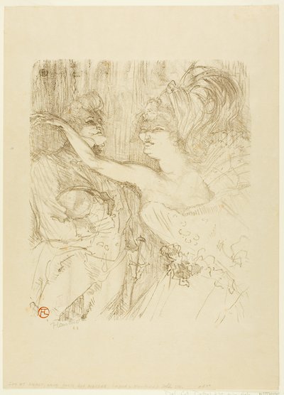 Guy y Mealy, en "Paris qui Marche". de Henri de Toulouse-Lautrec