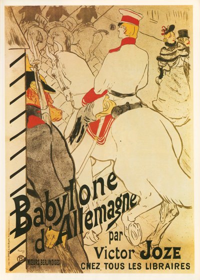 Henri de Toulouse-Lautrec: Babilonia en Alemania ... (litografía) de Henri de Toulouse-Lautrec