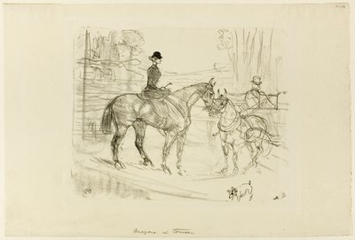 Amazona y carro de Henri de Toulouse-Lautrec