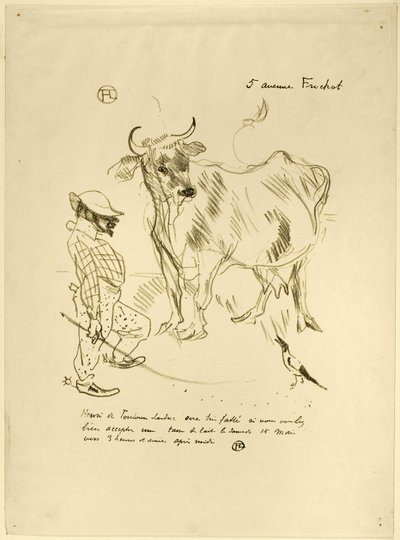 Invitación a un vaso de leche de Henri de Toulouse-Lautrec