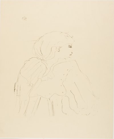 Jane Hading, de Treize Lithographies de Henri de Toulouse-Lautrec