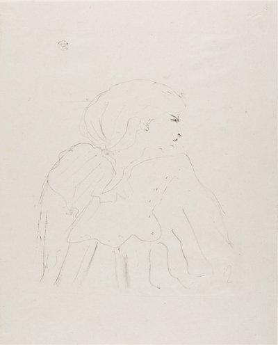 Jane Hading, de Treize Lithographies de Henri de Toulouse-Lautrec