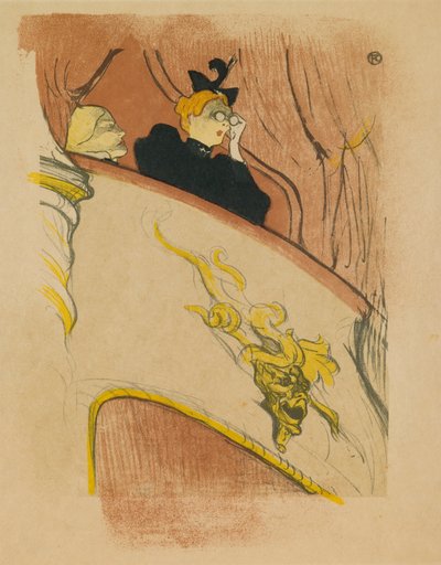 El Mascarón Dorado Lodge de Henri de Toulouse-Lautrec