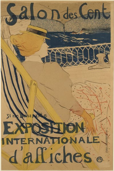 La Passagère du 54 - Paseo en yate (La pasajera del número 54 - Un crucero) de Henri de Toulouse-Lautrec
