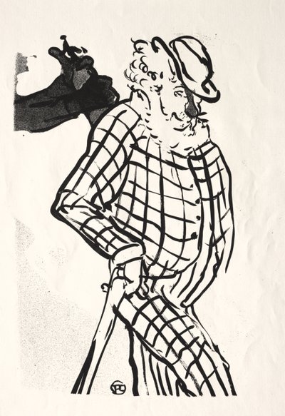 El café-concierto: Cantante americano de Henri de Toulouse-Lautrec
