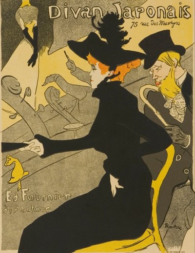 El diván japonés de Henri de Toulouse-Lautrec