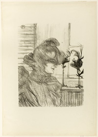 Le Margoin (Señorita Louise Blouet) de Henri de Toulouse-Lautrec