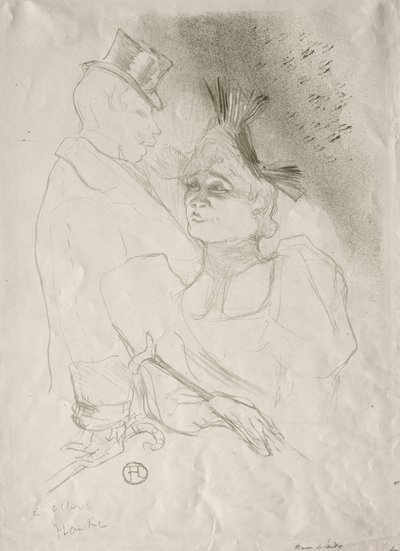 Prestamista y Barón de Henri de Toulouse-Lautrec