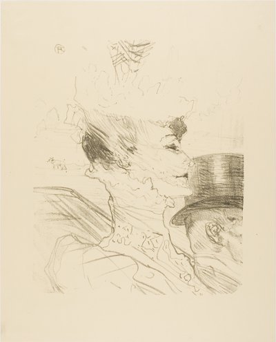 Louise Balthy, de Trece Litografías de Henri de Toulouse-Lautrec