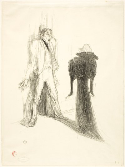 Lugné-Poé, en imagen de Henri de Toulouse-Lautrec