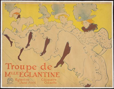 Compañía de Mademoiselle Eglantine de Henri de Toulouse-Lautrec