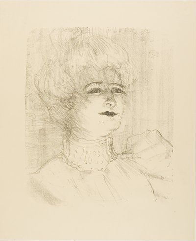 Marie-Louise Marsy, de Treize Lithographies de Henri de Toulouse-Lautrec