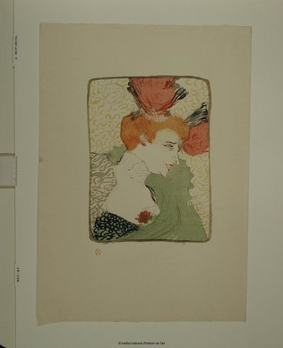 Melle Lender, un busto de Henri de Toulouse-Lautrec