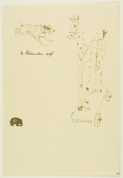 Menú Sylvain de Henri de Toulouse-Lautrec