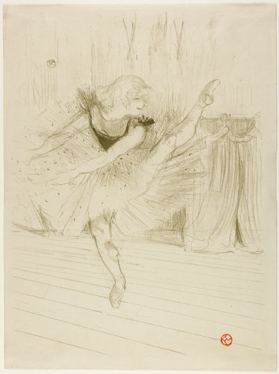 Señorita Ida Heath, bailarina inglesa de Henri de Toulouse-Lautrec
