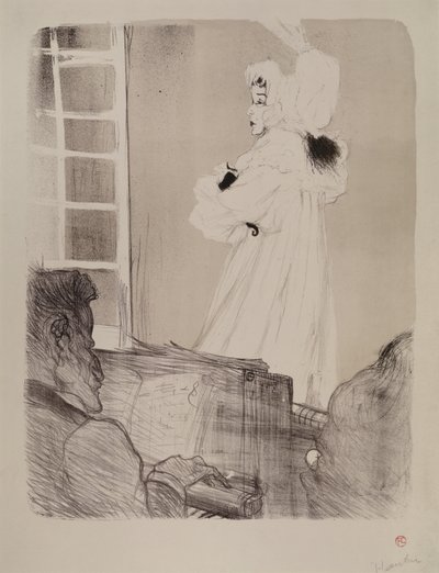 Señorita May Belfort (grande planche) de Henri de Toulouse Lautrec