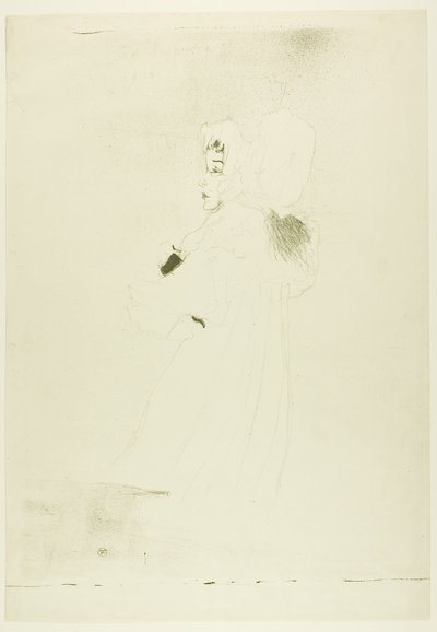 Miss May Belfort (lámina grande) de Henri de Toulouse-Lautrec