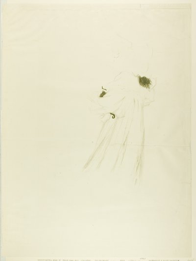 Miss May Belfort (placa grande) de Henri de Toulouse-Lautrec