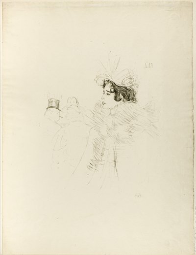 Miss May Belfort en el Bar Achille de Henri de Toulouse-Lautrec
